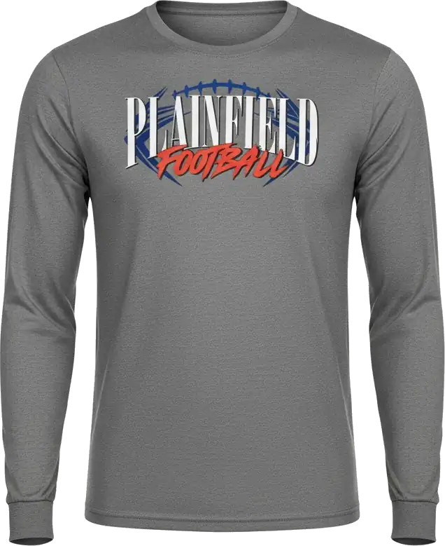 Next Level Unisex CVC Long Sleeve T-Shirt Plainfield Football