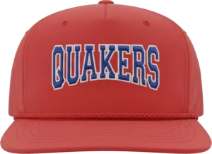 YP Classics Classic Poplin Golf Cap with embroidered "Quakers"