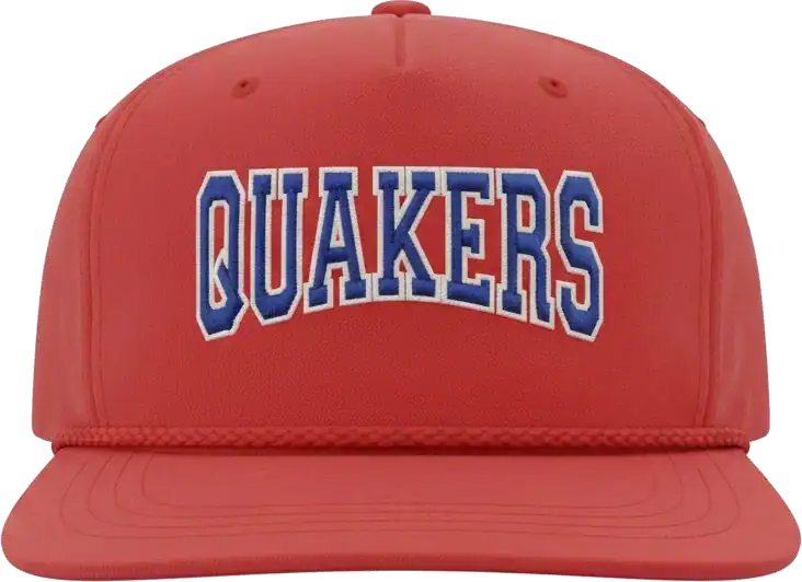 YP Classics Classic Poplin Golf Cap with embroidered "Quakers"